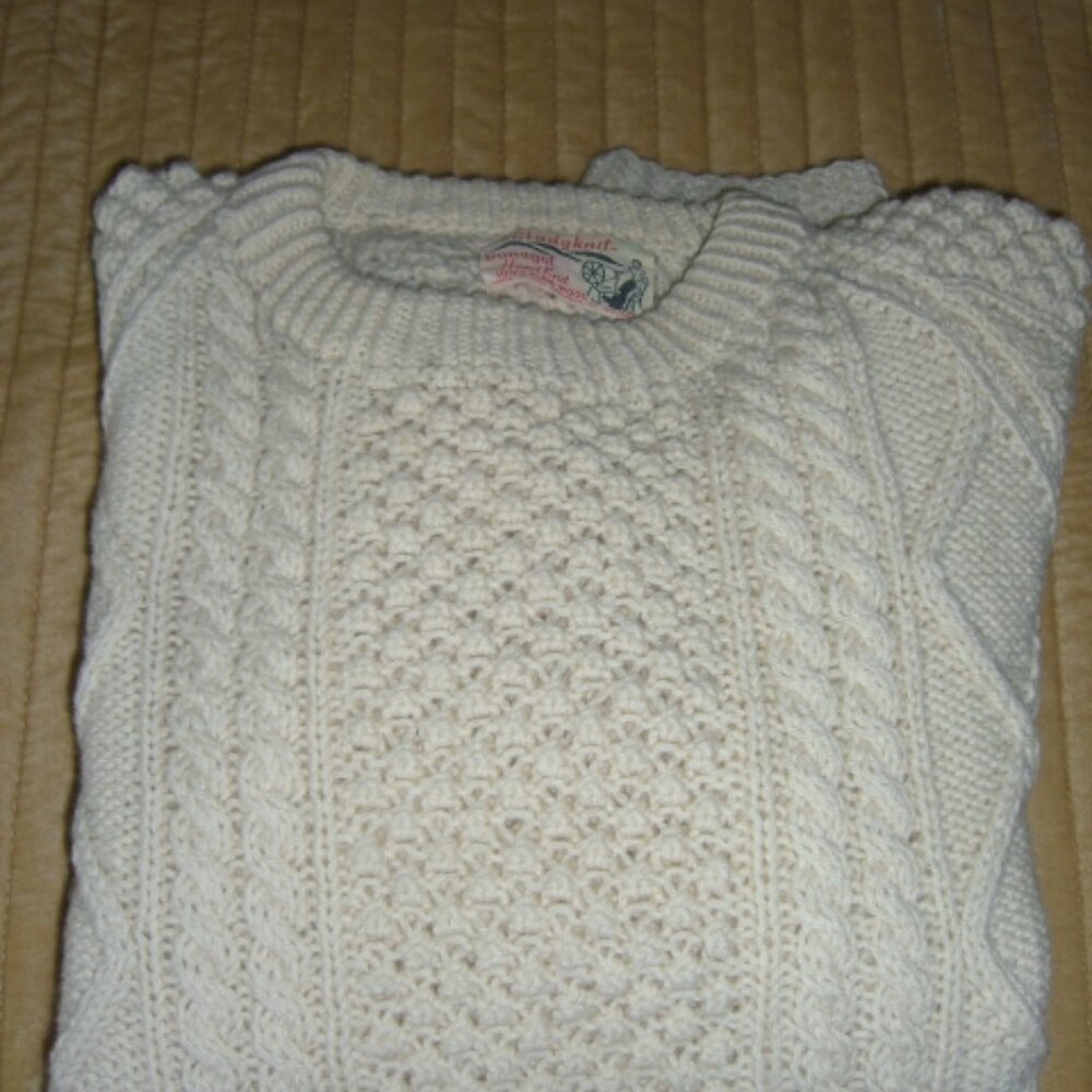 Cladyknit Irish Hand Knit Wool Sweater